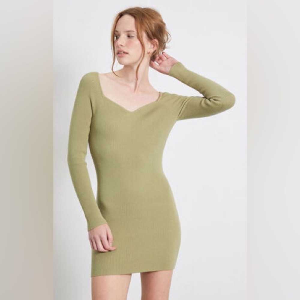 Kendall & Kylie Long Sleeved Sweater Dress